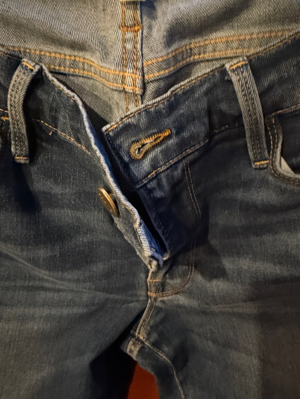 Frame Denim Straight-Leg Distressed Blue Jeans - Women's - Picture 4 of 8